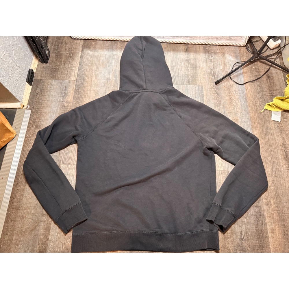 Nike Womens Sequin Logo Hoodie Black Pullover Sweatshirt Medium Sparkle Swoosh - Picture 4 of 4
